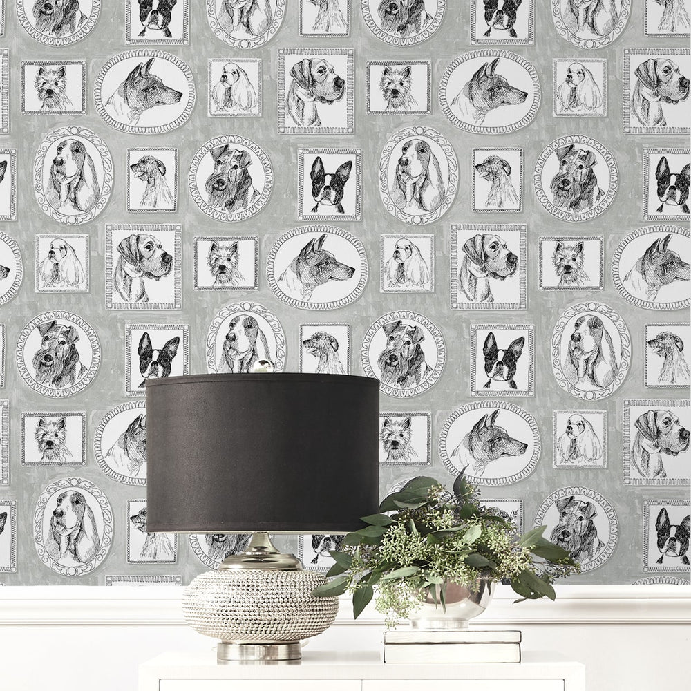 
                  
                    160262WR dog peel and stick wallpaper accent from Surface Style
                  
                