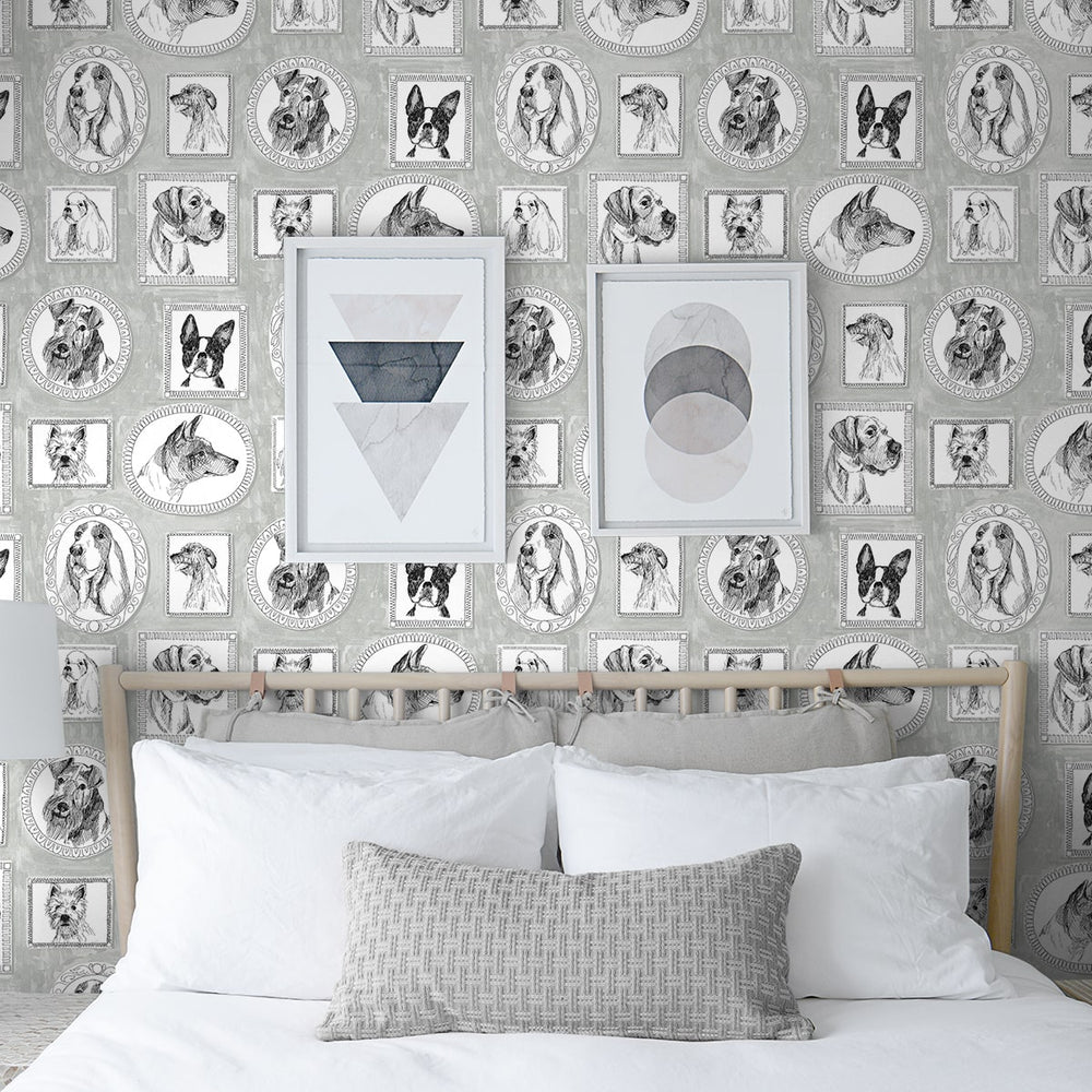 
                  
                    160262WR dog peel and stick wallpaper decor from Surface Style
                  
                