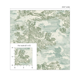 Serene Scenes Botanical Peel and Stick Removable Wallpaper