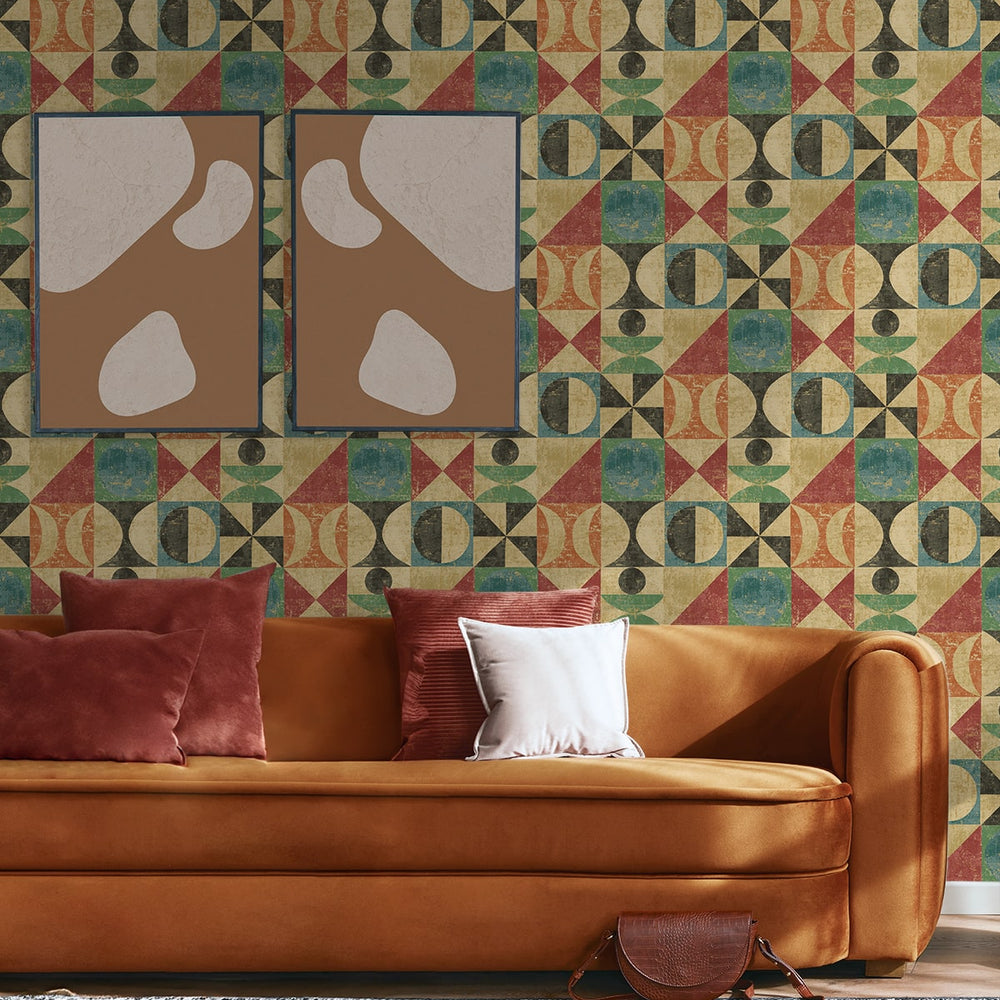 
                  
                    160290WR geometric peel and stick wallpaper decor from Surface Style
                  
                