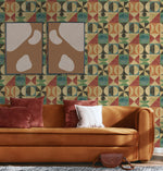 160290WR geometric peel and stick wallpaper decor from Surface Style