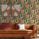 160290WR geometric peel and stick wallpaper decor from Surface Style