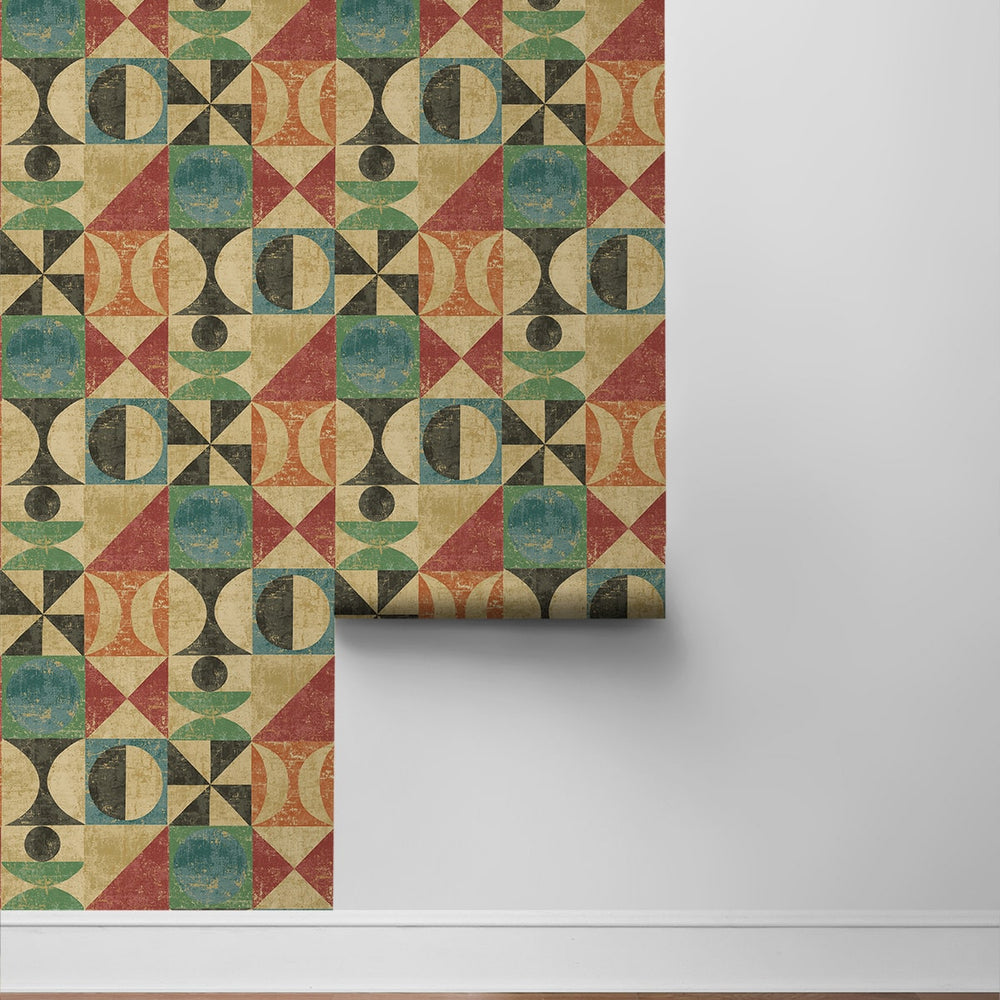 
                  
                    160290WR geometric peel and stick wallpaper roll from Surface Style
                  
                