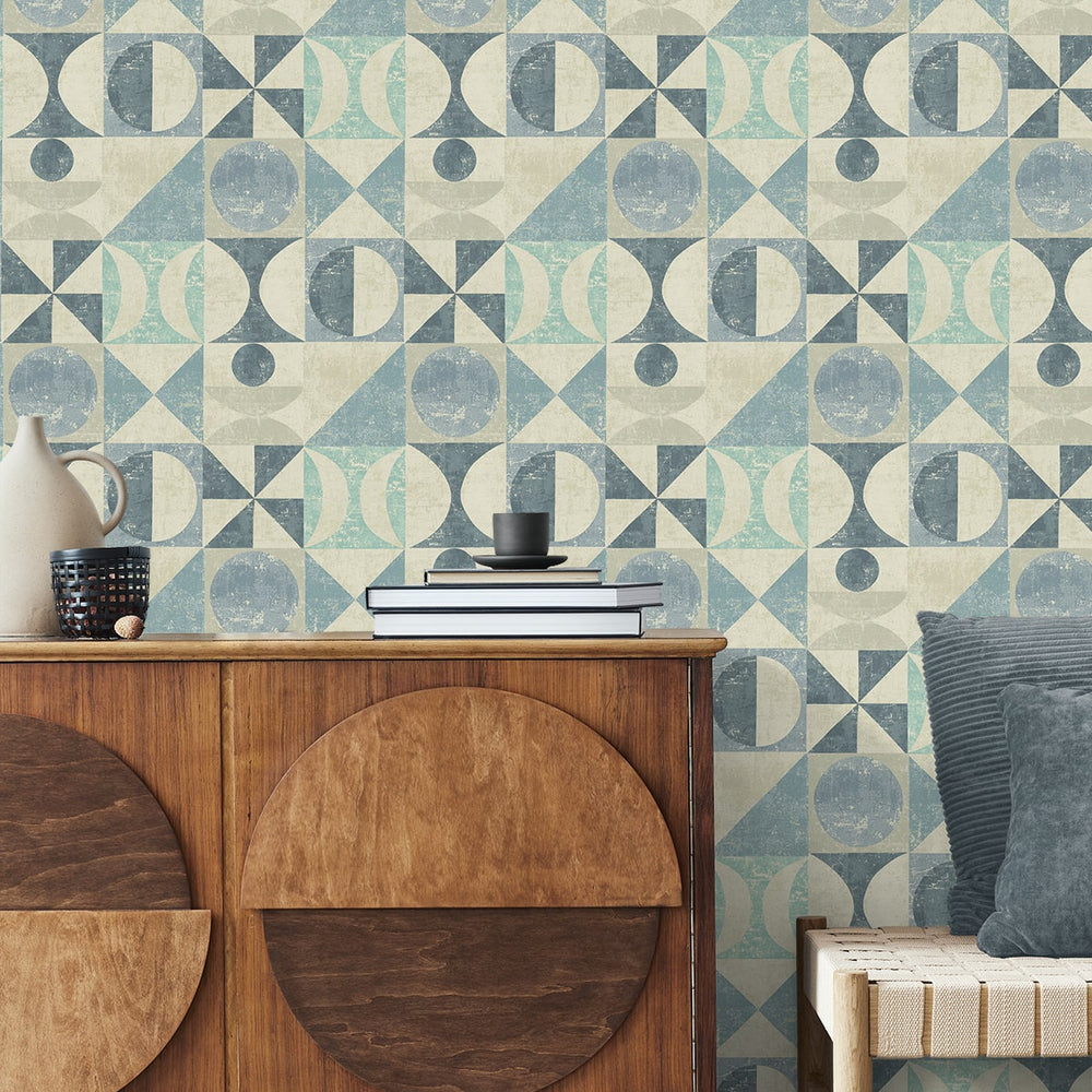 
                  
                    160291WR geometric peel and stick wallpaper decor from Surface Style
                  
                