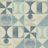 160291WR geometric peel and stick wallpaper from Surface Style