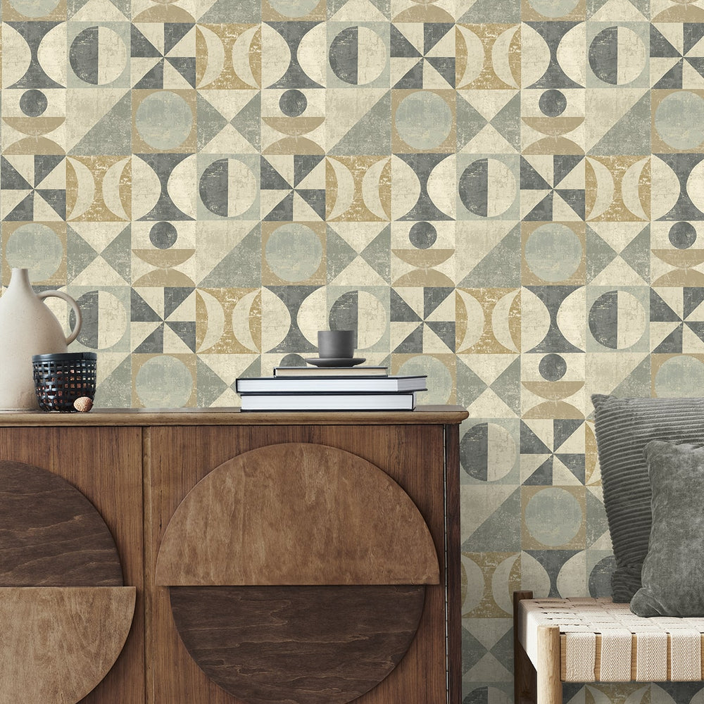 
                  
                    160292WR geometric peel and stick wallpaper decor from Surface Style
                  
                