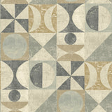 160292WR geometric peel and stick wallpaper from Surface Style