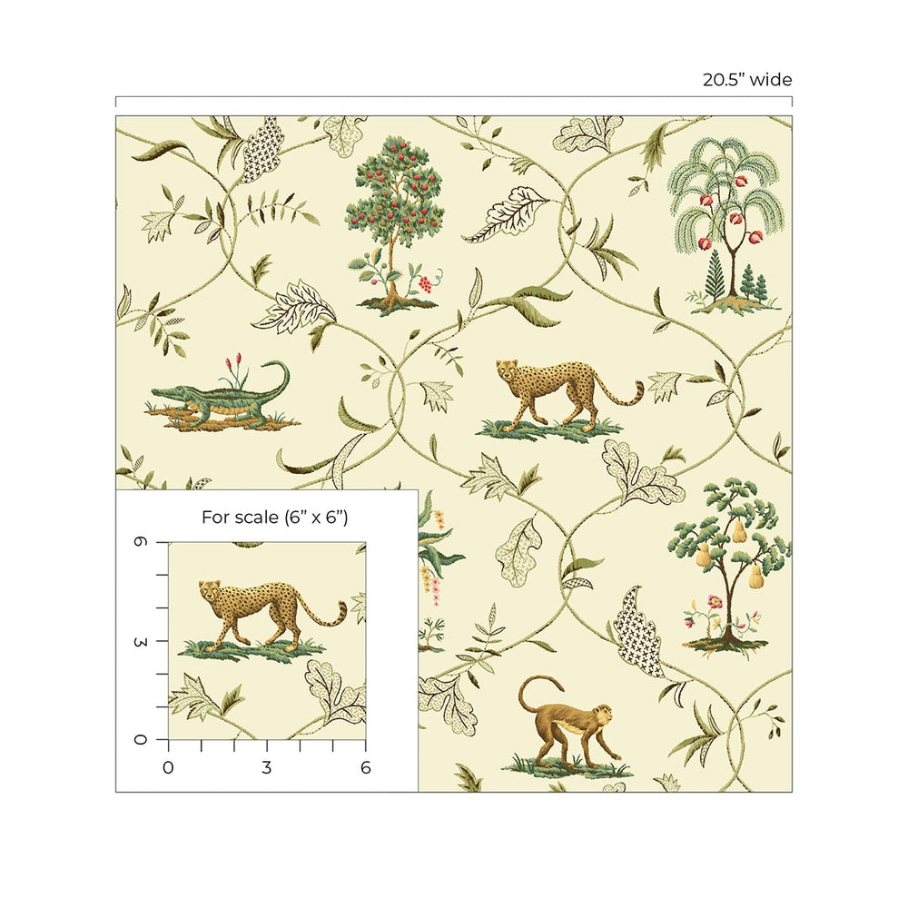 
                  
                    160310WR animal peel and stick wallpaper scale from Surface Style
                  
                