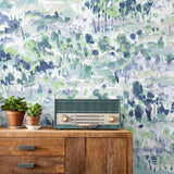 160320WR abstract peel and stick wallpaper decor from Surface Style