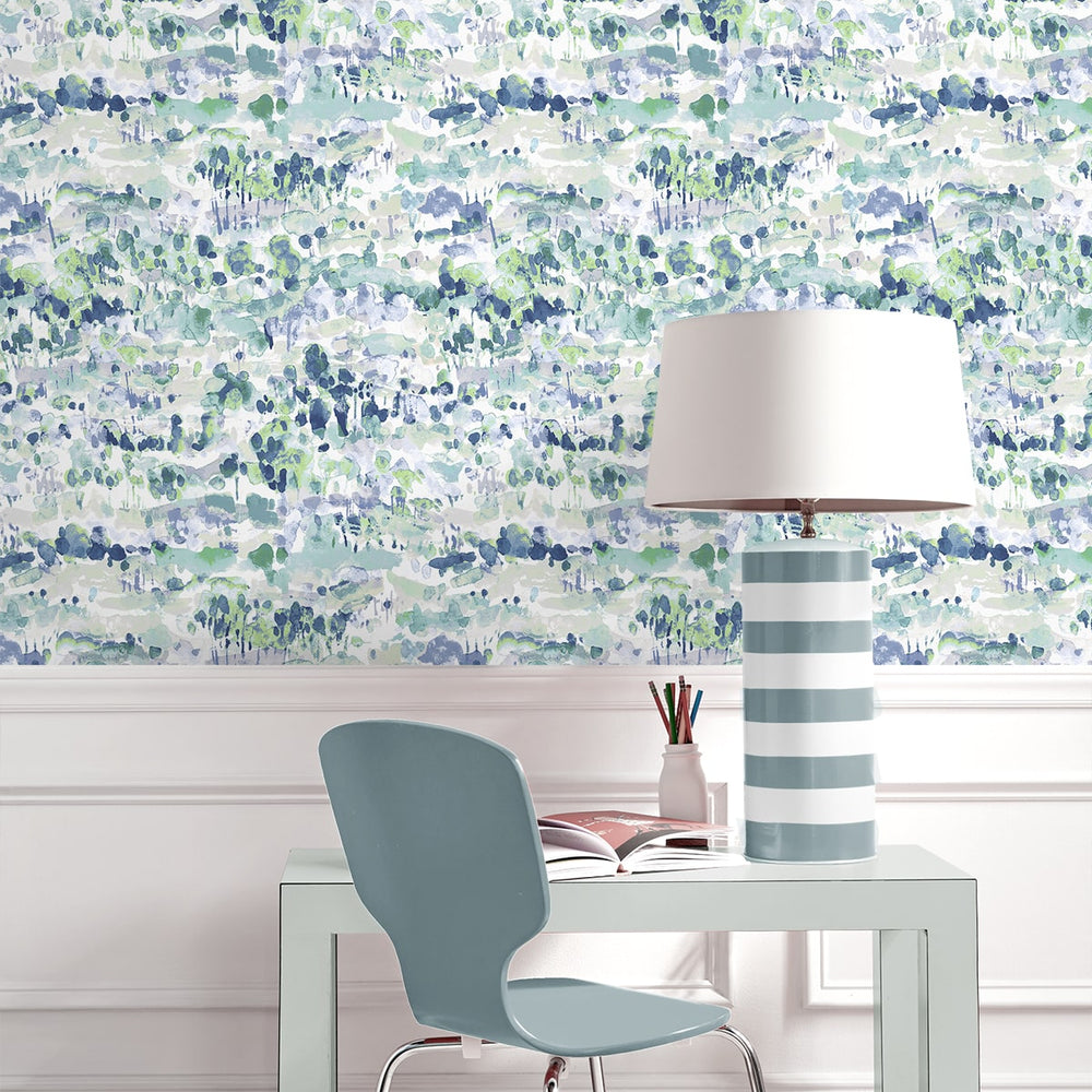 
                  
                    160320WR abstract peel and stick wallpaper desk from Surface Style
                  
                