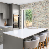 160321WR abstract peel and stick wallpaper kitchen from Surface Style