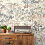 160321WR abstract peel and stick wallpaper decor from Surface Style