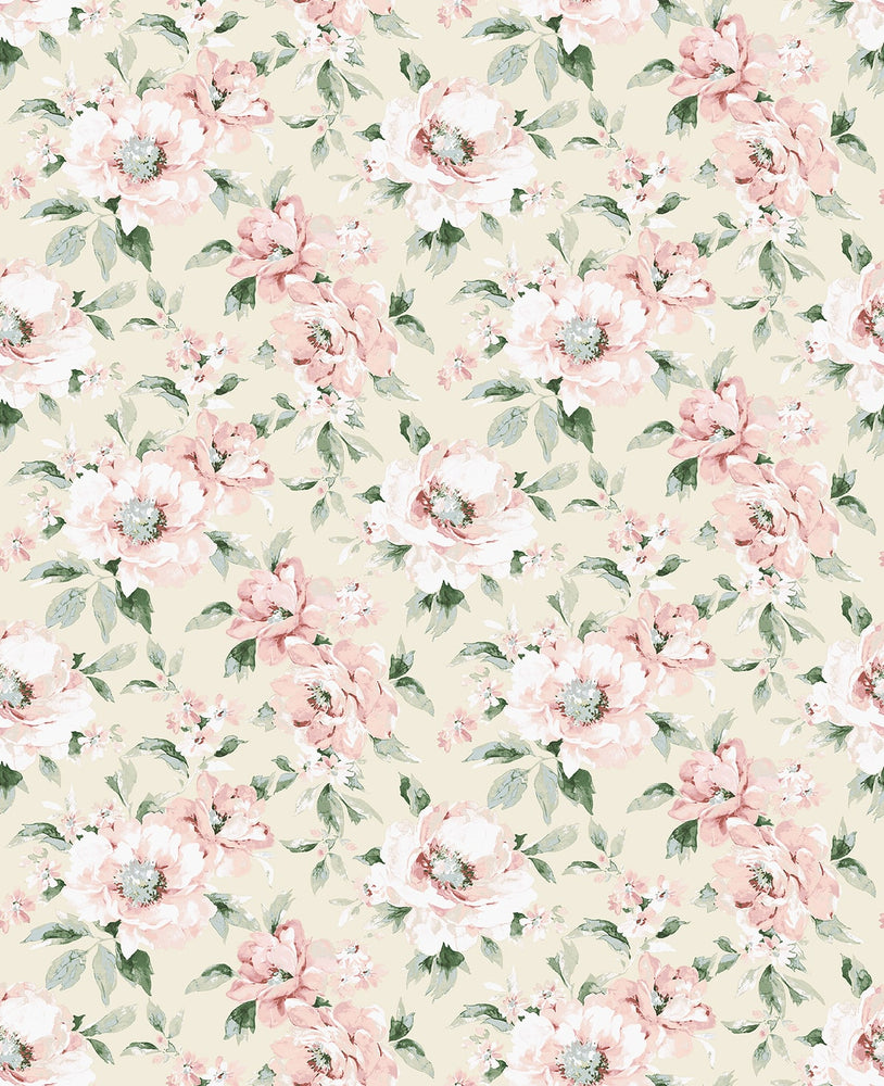160330WR floral peel and stick wallpaper from Surface Style