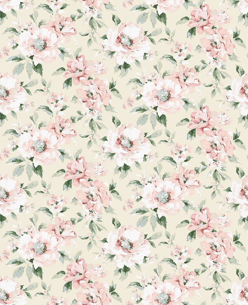 160330WR floral peel and stick wallpaper from Surface Style