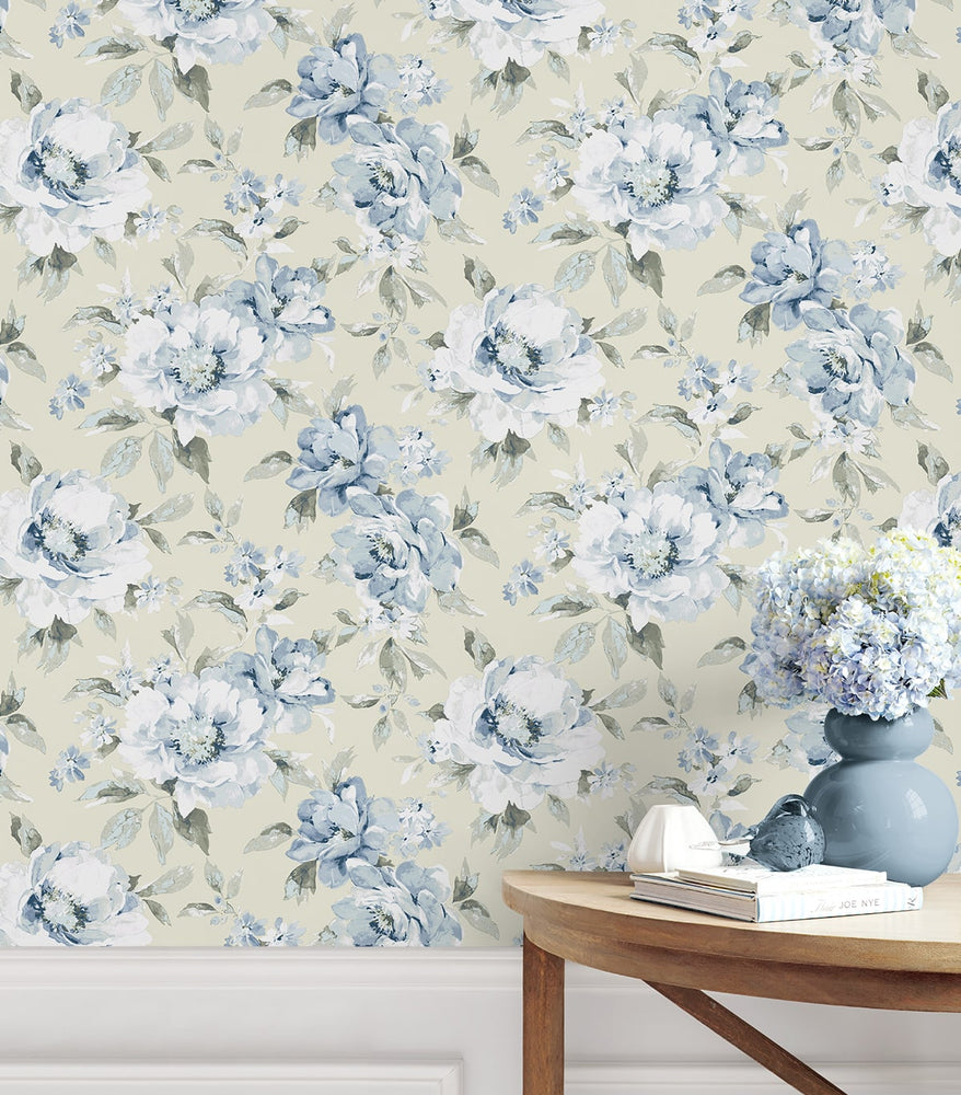 160331WR floral peel and stick wallpaper decor from Surface Style