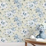 160331WR floral peel and stick wallpaper decor from Surface Style