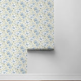 160331WR floral peel and stick wallpaper roll from Surface Style