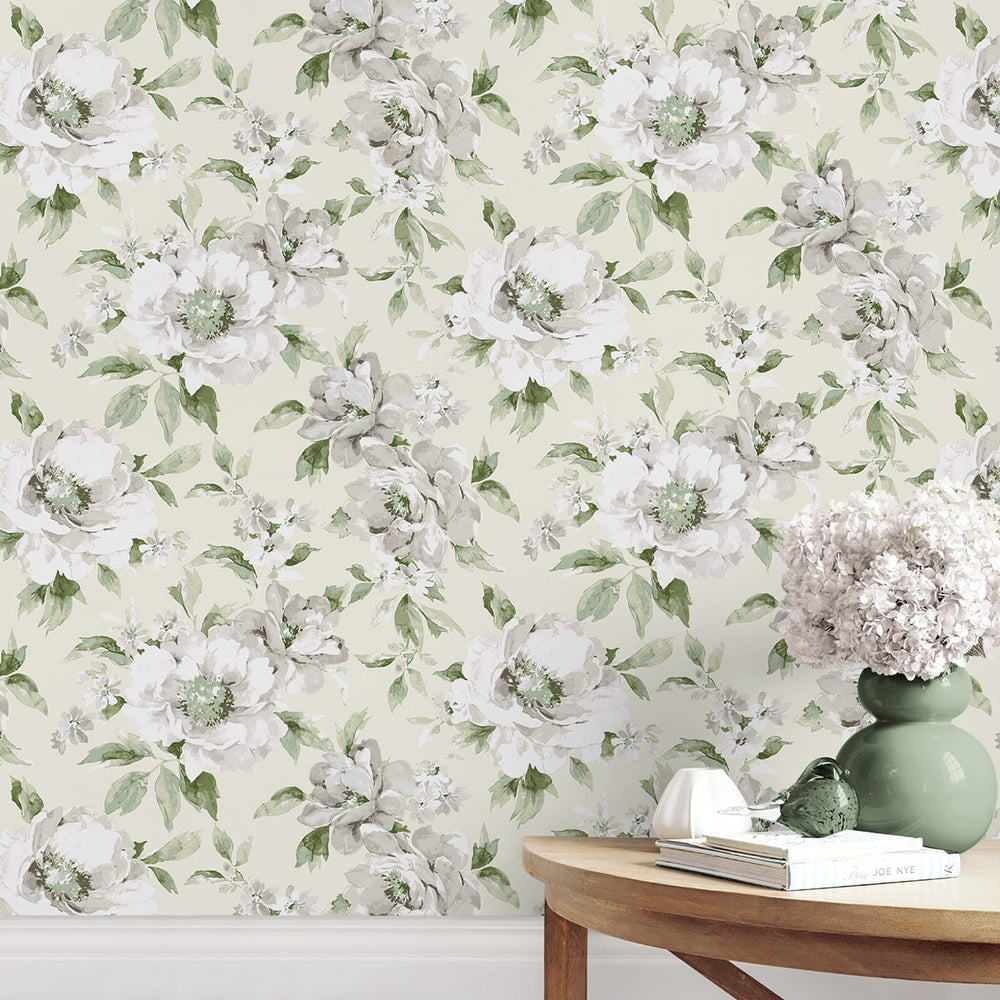 
                  
                    160332WR floral peel and stick wallpaper decor from Surface Style
                  
                