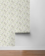 160332WR floral peel and stick wallpaper roll from Surface Style