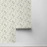 160332WR floral peel and stick wallpaper roll from Surface Style