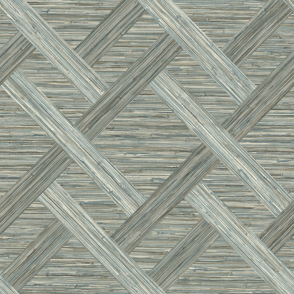 
                  
                    160340WR geometric faux grasscloth peel and stick wallpaper from Surface Style
                  
                