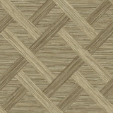 160342WR geometric faux grasscloth peel and stick wallpaper from Surface Style