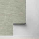 160351WR faux grasscloth peel and stick wallpaper roll from Surface Style