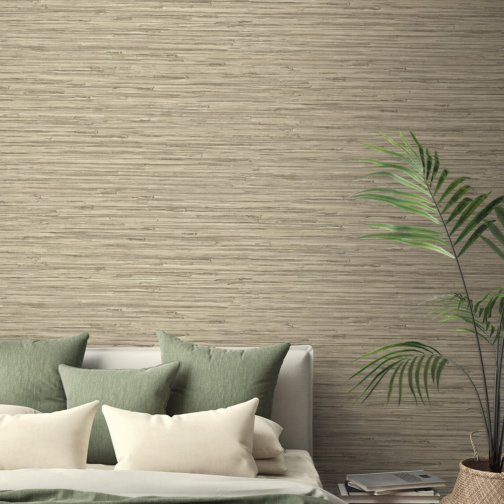 
                  
                    160353WR faux grasscloth peel and stick wallpaper bedroom from Surface Style
                  
                