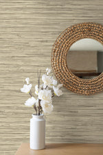 160353WR faux grasscloth peel and stick wallpaper decor from Surface Style