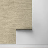 160353WR faux grasscloth peel and stick wallpaper roll from Surface Style