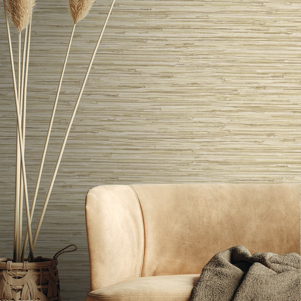
                  
                    160354WR faux grasscloth peel and stick wallpaper living room from Surface Style
                  
                