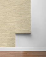 160354WR faux grasscloth peel and stick wallpaper roll from Surface Style