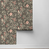 160360WR chinoiserie peel and stick wallpaper roll from Surface Style