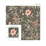 160360WR chinoiserie peel and stick wallpaper scale from Surface Style