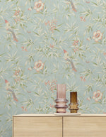 160362WR chinoiserie peel and stick wallpaper decor from Surface Style