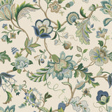 160380WR floral jacobean peel and stick wallpaper from Surface Style