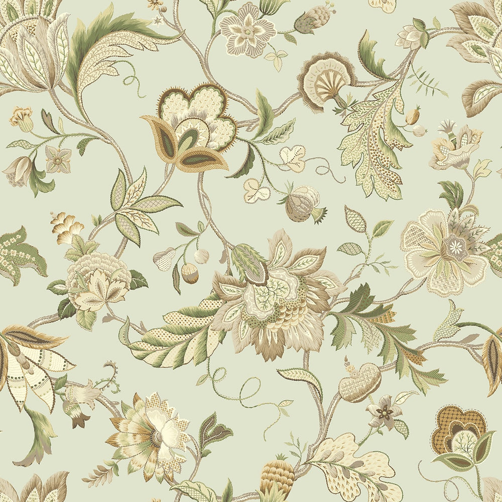 
                  
                    160381WR floral jacobean peel and stick wallpaper from Surface Style
                  
                