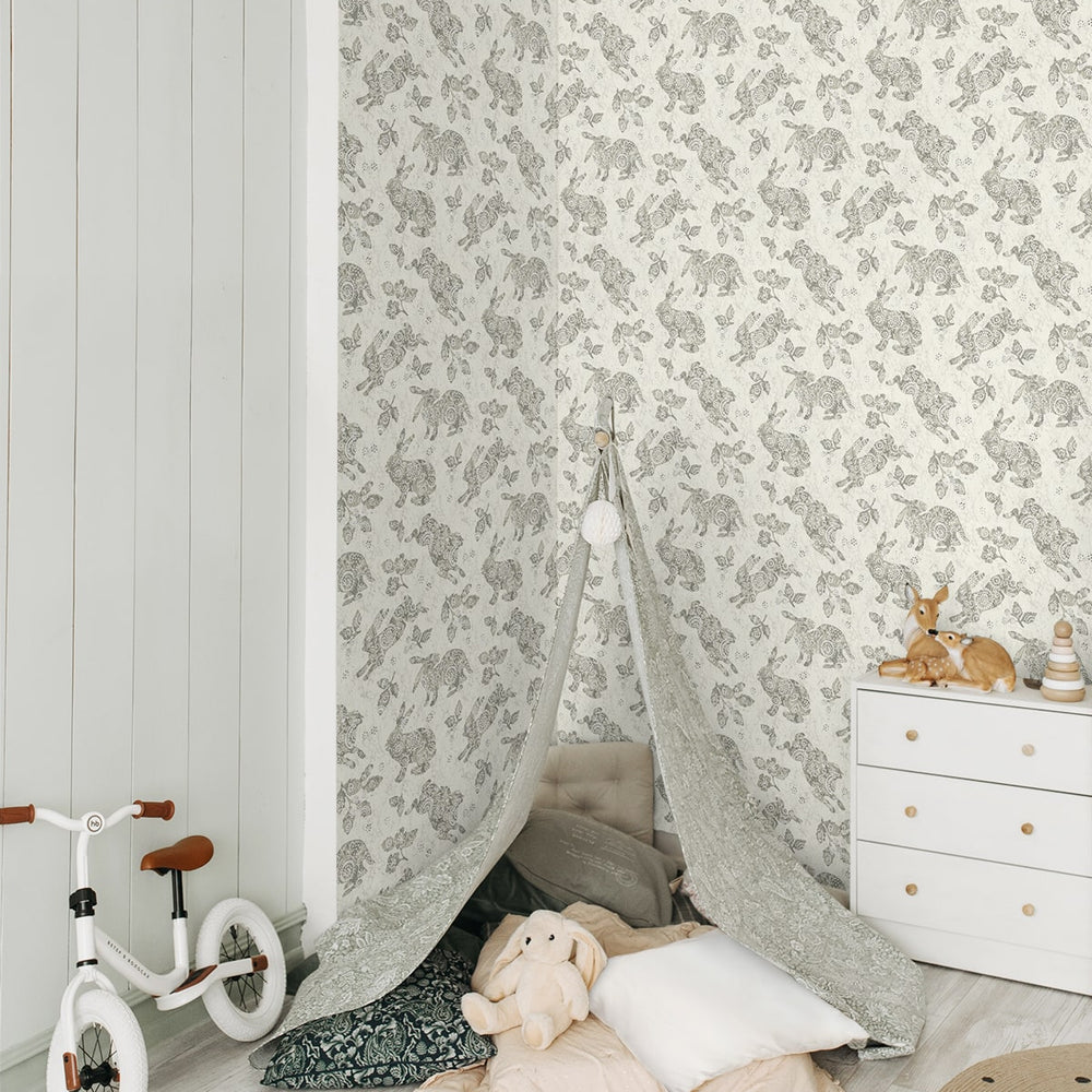 
                  
                    160390WR bunny peel and stick wallpaper playroom from Surface Style
                  
                