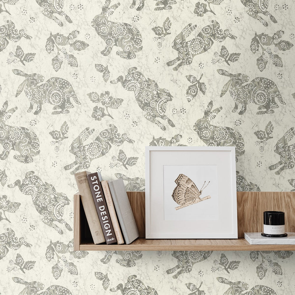 
                  
                    160390WR bunny peel and stick wallpaper decor from Surface Style
                  
                