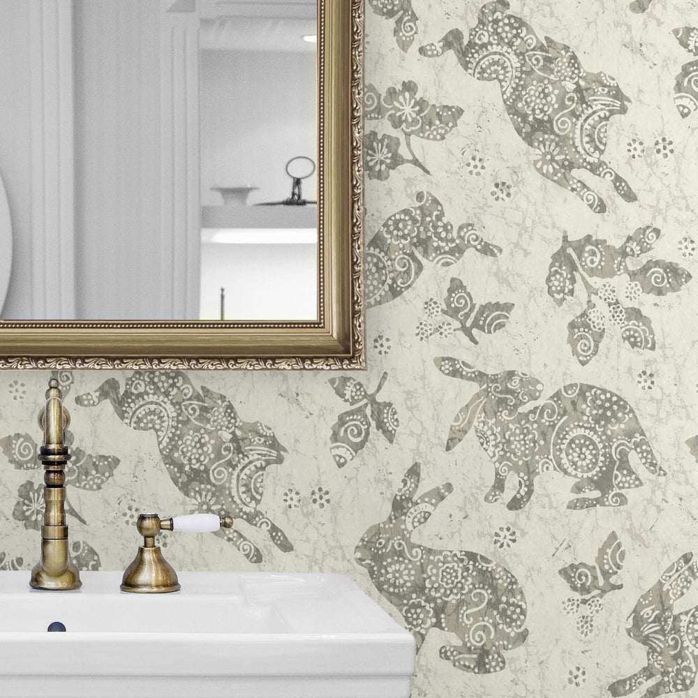 
                  
                    160390WR bunny peel and stick wallpaper bathroom from Surface Style
                  
                