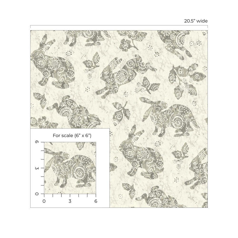 
                  
                    160390WR bunny peel and stick wallpaper scale from Surface Style
                  
                