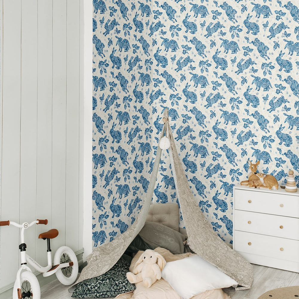 
                  
                    160391WR bunny peel and stick wallpaper playroom from Surface Style
                  
                