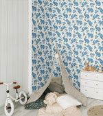 160391WR bunny peel and stick wallpaper playroom from Surface Style