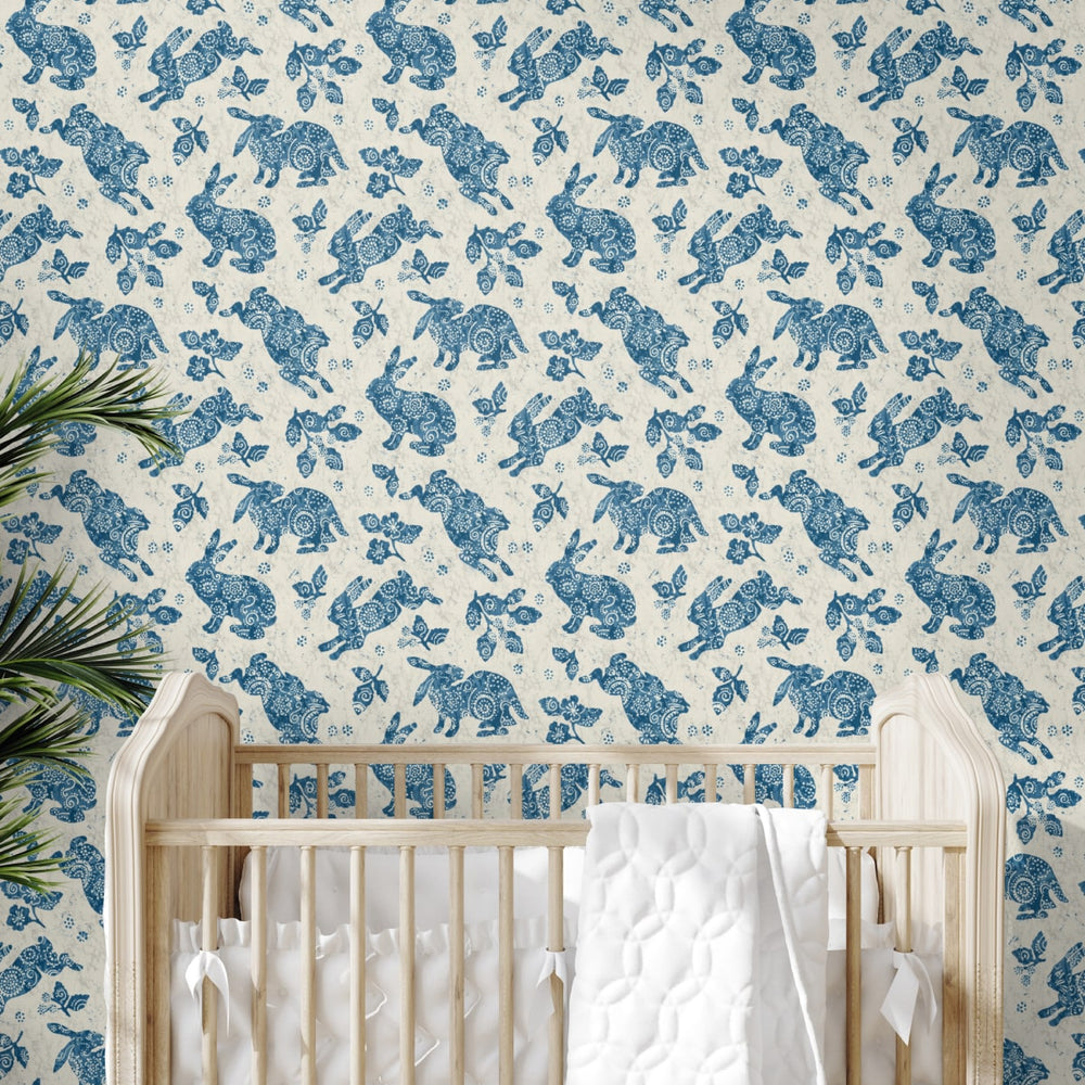 
                  
                    160391WR bunny peel and stick wallpaper nursery from Surface Style
                  
                