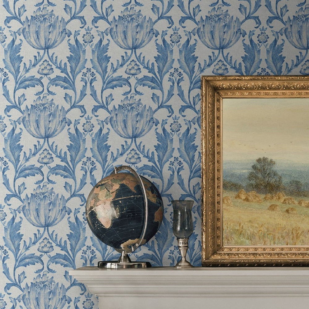
                  
                    160400WR vintage floral peel and stick wallpaper accent from Surface Style
                  
                