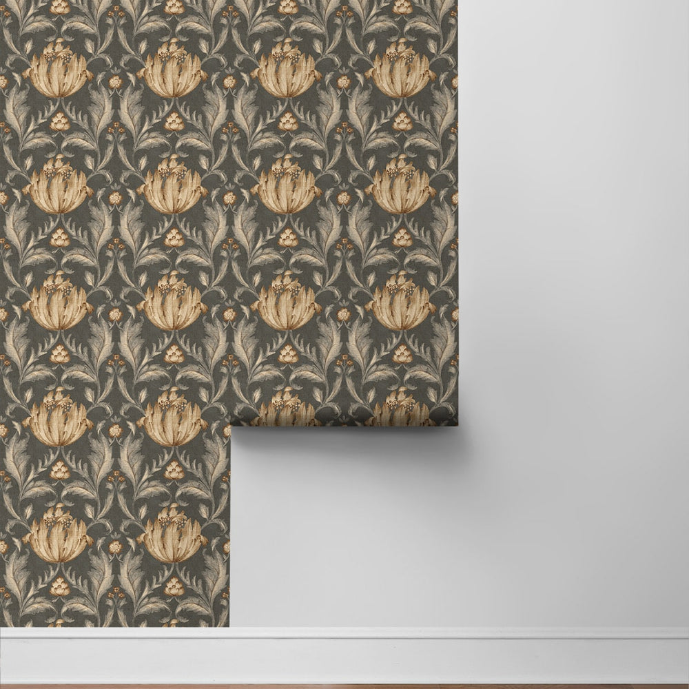 
                  
                    160401WR vintage floral peel and stick wallpaper roll from Surface Style
                  
                