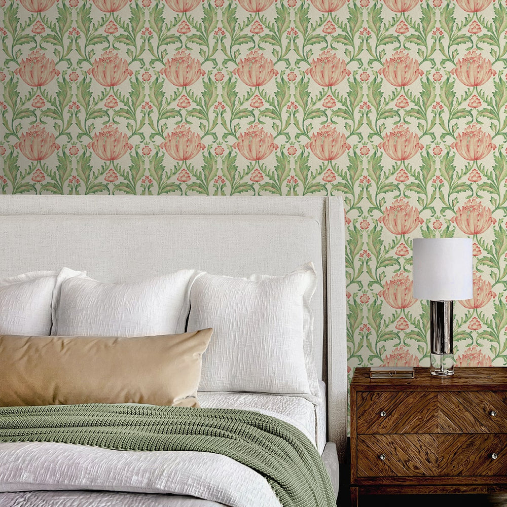 
                  
                    160402WR vintage floral peel and stick wallpaper bedroom from Surface Style
                  
                