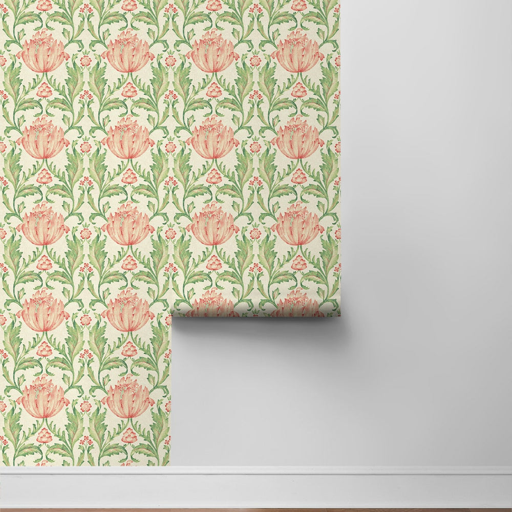 
                  
                    160402WR vintage floral peel and stick wallpaper roll from Surface Style
                  
                