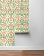 160402WR vintage floral peel and stick wallpaper roll from Surface Style