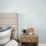 160410WR geometric peel and stick wallpaper bedroom from Surface Style